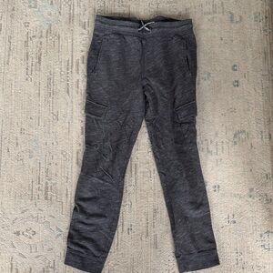 Kids Charcoal Gray jogger sweatpants